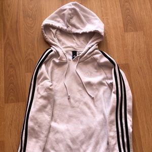 White Adidas hoodie